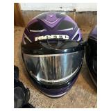G - Snowmobile Helmets (Lot of 3) with Accessories & Storage Bags