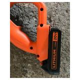 G - Black & Decker 20V MAX Lithium Cordless String Trimmer Edger Battery Included