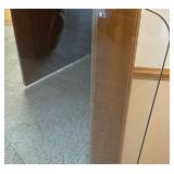 LR - Glass Office Floor Protector Panel