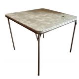 Samsonite Card Table 8775 33.5 in Square 28 in High