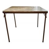 Samsonite Card Table 8775 33.5 in Square 28 in High