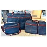 Samsonite Silhouette 4 Navy Blue Luggage Set - 3-Piece