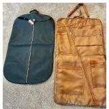 Executive Collection Leather Garment Bags by J. Barkett (Lot of 2)