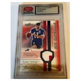 Rob Johnson Game-Worn Relic 2002 Score QBC Materials #5 Football Card Rob Johnson Game-Worn Relic 2002 Score QBC Materials #5 Football Card