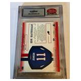 Rob Johnson Game-Worn Relic 2002 Score QBC Materials #5 Football Card Rob Johnson Game-Worn Relic 2002 Score QBC Materials #5 Football Card