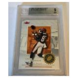 Chad Ochocinco Johnson RC Beckett 9 Mint 2001 Fleer Authority #114 Rookie Football Card Chad Ochocinco Johnson RC Beckett 9 Mint 2001 Fleer Authority #114 Rookie Football Card