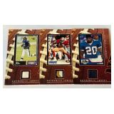 (3) Authentic Jersey Cards - Stokes, Henry, Smith - Topps Total (3) Authentic Jersey Cards - Stokes, Henry, Smith - Topps Total