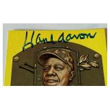 Hank Aaron Autographed National Baseball Hall of Fame Post Card Hank Aaron Autographed National Baseball Hall of Fame Post Card