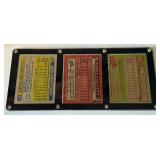 Kirby Puckett 3-Card Plaque w/ Rookie Card Kirby Puckett 3-Card Plaque w/ Rookie Card