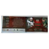 Granlund/Coyle /25 Booklet Dual Auto & Tri-Color Relic RC2013-14 The Cup Rookie Bookmarks #DABGC Beckett Graded 8 / 10 Numbered 07/25 Minnesota Wild Hockey Card Granlund/Coyle /25 Booklet Dual Auto & Tri-Color Relic RC2013-14 The Cup Rookie Bookmarks #DABGC Beckett Graded 8 / 10 Numbered 07/25 Minnesota Wild Hockey Card