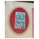 Lou Brock 3,000th Hit Framed Ticket Stub Framed w/ Certificate - August 13, 1979 Lou Brock 3,000th Hit Framed Ticket Stub Framed w/ Certificate - August 13, 1979