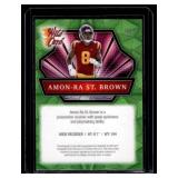 Amon-Ra St. Brown RC Auto /45 Green Refractor 2021Wild Card Allumination #ABC-A Numbered 31/45 Rookie Football Card Amon-Ra St. Brown RC Auto /45 Green Refractor 2021Wild Card Allumination #ABC-A Numbered 31/45 Rookie Football Card