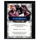 Micah Parsons RC Auto 2021 Wild Card Allumination #ABC-A Rookie Football Card Micah Parsons RC Auto 2021 Wild Card Allumination #ABC-A Rookie Football Card