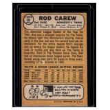 Rod Carew 2nd Year Rookie Cup 1968 Topps #80 Vintage Baseball Card Rod Carew 2nd Year Rookie Cup 1968 Topps #80 Vintage Baseball Card