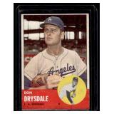 Don Drysdale 1963 Topps #360 Vintage Baseball Card Don Drysdale 1963 Topps #360 Vintage Baseball Card