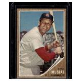 Stan Musial 1962 Topps #50 Vintage Baseball Card Stan Musial 1962 Topps #50 Vintage Baseball Card