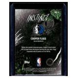 Cooper Flagg RC Insert 2005 Topps Chrome Instinct #INS-11 Rookie Basketball Card Cooper Flagg RC Insert 2005 Topps Chrome Instinct #INS-11 Rookie Basketball Card