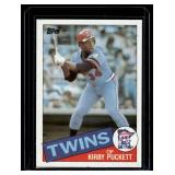 Kirby Puckett RC 1985 Topps #536 Rookie Minnesota Twins Baseball Card Kirby Puckett RC 1985 Topps #536 Rookie Minnesota Twins Baseball Card