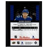 Quinn Hughes RC Foil 2019 Upper Deck Tim Hortons Series #83 Rookie Hockey Card Quinn Hughes RC Foil 2019 Upper Deck Tim Hortons Series #83 Rookie Hockey Card