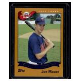 Joe Mauer RC 2002 Topps #622 Rookie Minnesota Twins Baseball Card Joe Mauer RC 2002 Topps #622 Rookie Minnesota Twins Baseball Card