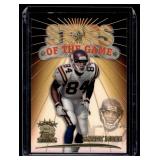 Randy Moss /1999 Insert Topps Stars of the Game #S8 Numbered 934/1999 Minnesota Vikings Football card Randy Moss /1999 Insert Topps Stars of the Game #S8 Numbered 934/1999 Minnesota Vikings Football card