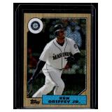 Ken Griffey Jr. Mojo Refractor 2017 Topps #87-KG Baseball Card Ken Griffey Jr. Mojo Refractor 2017 Topps #87-KG Baseball Card