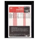 Roger Clemens RC 1985 Fleer #165 Rookie Vintage Baseball Card Roger Clemens RC 1985 Fleer #165 Rookie Vintage Baseball Card