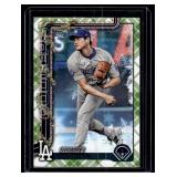 Shohei Ohtani Green Plaid SP 2025 Topps Holiday #H1 Baseball Card Shohei Ohtani Green Plaid SP 2025 Topps Holiday #H1 Baseball Card