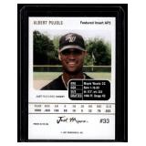 Albert Pujols RC 2000 Just Memorabilia Featured Insert #AP2 Rookie Baseball Card Albert Pujols RC 2000 Just Memorabilia Featured Insert #AP2 Rookie Baseball Card