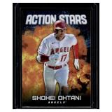 Shohei Ohtani Action Stars Foil Insert 2023 Topps #AS-1 Baseball Card Shohei Ohtani Action Stars Foil Insert 2023 Topps #AS-1 Baseball Card