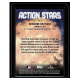 Shohei Ohtani Action Stars Foil Insert 2023 Topps #AS-1 Baseball Card Shohei Ohtani Action Stars Foil Insert 2023 Topps #AS-1 Baseball Card