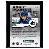 Quinn Hughes RCFoil 2019-20 Parkhurst Hockey Prominent Prospects #PP-20 Rookie Hockey Card Quinn Hughes RCFoil 2019-20 Parkhurst Hockey Prominent Prospects #PP-20 Rookie Hockey Card