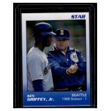 Ken Griffey Jr. RC 1989 Star Co. #4 Rookie Baseball Card Ken Griffey Jr. RC 1989 Star Co. #4 Rookie Baseball Card