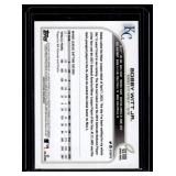 Bobby Witt Jr. RC 2022 Topps Update #US100 Rookie Baseball Card Bobby Witt Jr. RC 2022 Topps Update #US100 Rookie Baseball Card
