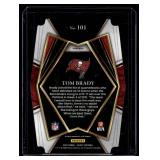 Tom Brady Die Cut Premier Level Prizm 2021 Select #101 Football Card Tom Brady Die Cut Premier Level Prizm 2021 Select #101 Football Card