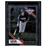 Bobby Witt Jr. XRC 2020 USA Baseball Stars & Stripes #88 Baseball Card Bobby Witt Jr. XRC 2020 USA Baseball Stars & Stripes #88 Baseball Card