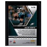 Jalen Hurts RC 2020 Mosaic NFL Debut #265 Rookie Football Card Jalen Hurts RC 2020 Mosaic NFL Debut #265 Rookie Football Card