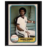 Harold Baines 1981 Fleer #346 Rookie Vintage Baseball Card Harold Baines 1981 Fleer #346 Rookie Vintage Baseball Card