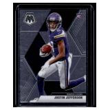 Justin Jefferson RC 2020 Mosaic #209 Rookie Minnesota Vikings Football Card Justin Jefferson RC 2020 Mosaic #209 Rookie Minnesota Vikings Football Card