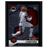 Ja'Marr Chase RC 2021 Mosaic #247 Rookie Football Card Ja'Marr Chase RC 2021 Mosaic #247 Rookie Football Card