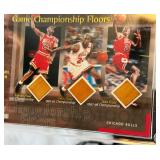 RARE! Michael Jordan 3x Game-Used Floor Relics From NBA Championship Games w/ COA only 2,300 Made 2000 Upper Deck Colelctibles Numbered 0409/2,300 Basketball Card RARE! Michael Jordan 3x Game-Used Floor Relics From NBA Championship Games w/ COA only 2,300 Made 2000 Upper Deck Colelctibles Numbered 0409/2,300 Basketball Card