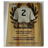 Ty Cobb Dual Bat Relic Numbered 6/7 2025 Leaf Lumber All-Time Enshrined #AE-69 Baseball Card - RARE! Ty Cobb Dual Bat Relic Numbered 6/7 2025 Leaf Lumber All-Time Enshrined #AE-69 Baseball Card - RARE!