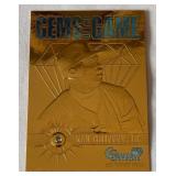 Ken Griffey Jr. Gems of the Game /1998 23kt Gold Limited Edition Baseball Card Ken Griffey Jr. Gems of the Game /1998 23kt Gold Limited Edition Baseball Card