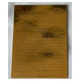 Ken Griffey Jr. Gems of the Game /1998 23kt Gold Limited Edition Baseball Card Ken Griffey Jr. Gems of the Game /1998 23kt Gold Limited Edition Baseball Card