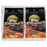 2 Packs - 2021 Topps Chrome Tennis Cards 2 Packs - 2021 Topps Chrome Tennis Cards
