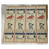 1981 World Series Phanton Ticket Set - Minnesota Twins Baseball 1981 World Series Phanton Ticket Set - Minnesota Twins Baseball