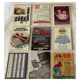 (9) Minnesota Twins Pockey Schedules 1986-1992 (9) Minnesota Twins Pockey Schedules 1986-1992