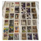 ~70 Minnesota Vikings Football Pocket Schedules 1983-2001 ~70 Minnesota Vikings Football Pocket Schedules 1983-2001