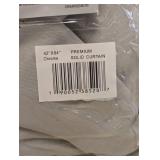 NEW SUPERIOR 2 BLACKOUT BACK TAB PANELS SOLID PREMIUM CURTAINS 42 X 84 IN