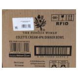 NEW THE PIONEER WOMAN COLETTE CREAM 4PK DINNER BOWL